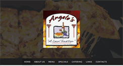 Desktop Screenshot of angelosrestaurants.com